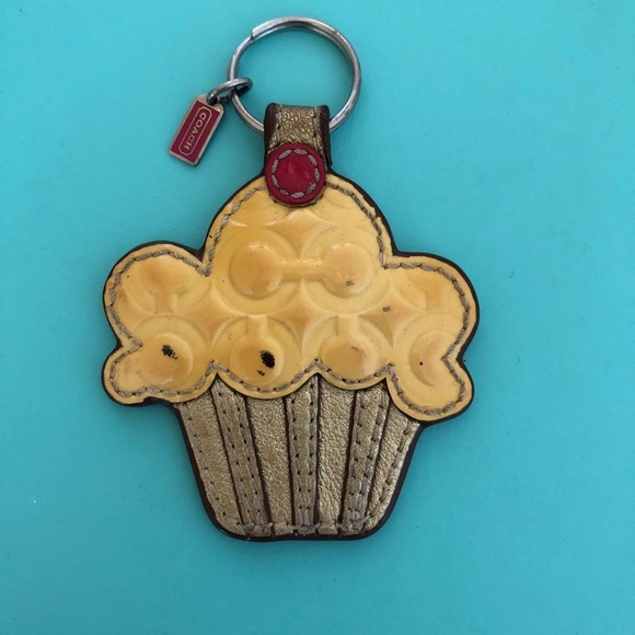 Coach Yellow Cupcake Keychain - Picture 1 of 5